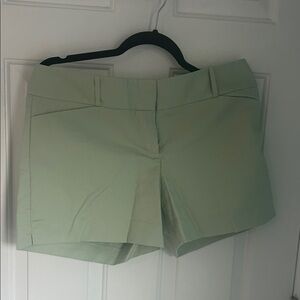 The Limited Mint Green High-Waist Tailored Shorts